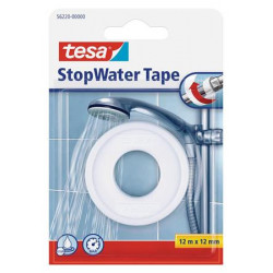 Tömítőszalag, csöpögésre, 12 mm x 12 m, TESA, "StopWater Tape", fehér