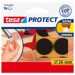 Filckorong, karcolásgátló, 26 mm, TESA "Protect®", barna Filckorong, karcolásgátló, 26 mm, TESA "Protect®", barna