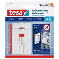 Akasztószög, öntapadó, állítható, TESA "Powerstrips®", sime felületre