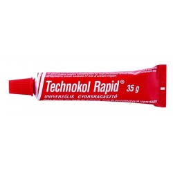 Ragasztó, folyékony, 35 g, TECHNOKOL "Rapid", piros Ragasztó, folyékony, 35 g, TECHNOKOL "Rapid", piros