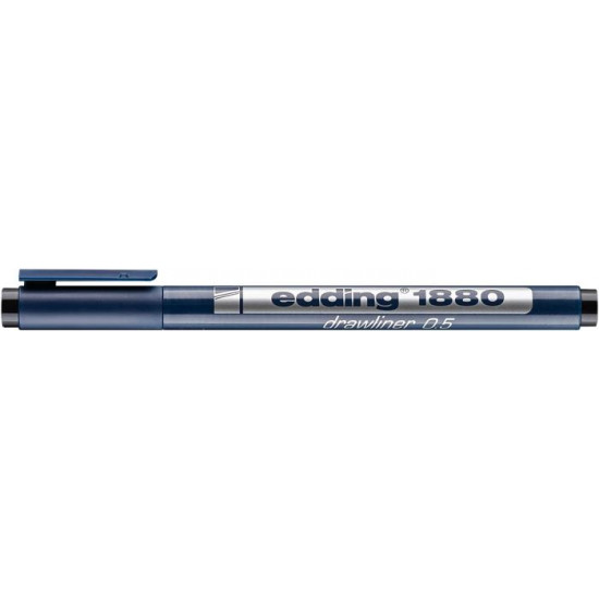 Tusfilc, 0,5 mm, EDDING "1880", fekete