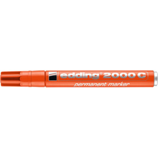 Alkoholos marker, 1,5-3 mm, kúpos, EDDING "2000", narancssárga