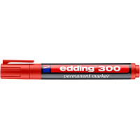 Alkoholos marker, 1,5-3 mm, kúpos, EDDING "300", piros Alkoholos marker, 1,5-3 mm, kúpos, EDDING "300", piros
