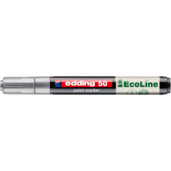 Lakkmarker, 1-2 mm, EDDING "50", ezüst