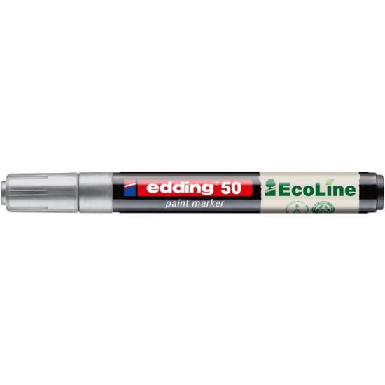 Lakkmarker, 1-2 mm, EDDING "50", ezüst Lakkmarker, 1-2 mm, EDDING "50", ezüst