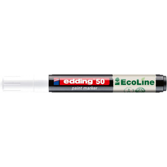 Lakkmarker, 1-2 mm, EDDING "50", fehér Lakkmarker, 1-2 mm, EDDING "50", fehér