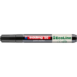 Lakkmarker, 1-2 mm, EDDING "50", fekete