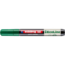 Lakkmarker, 1-2 mm, EDDING "50", zöld