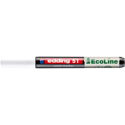Lakkmarker, 2-3 mm, EDDING "51", fehér Lakkmarker, 2-3 mm, EDDING "51", fehér