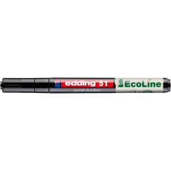 Lakkmarker, 2-3 mm, EDDING "51", fekete Lakkmarker, 2-3 mm, EDDING "51", fekete