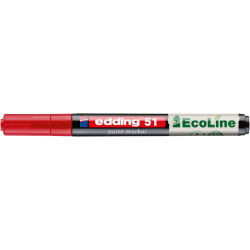 Lakkmarker, 2-3 mm, EDDING "51", piros Lakkmarker, 2-3 mm, EDDING "51", piros