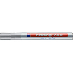 Lakkmarker, 2-4 mm, EDDING "750", ezüst Lakkmarker, 2-4 mm, EDDING "750", ezüst
