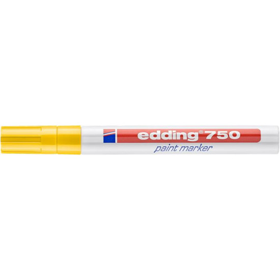 Lakkmarker, 2-4 mm, EDDING "750", sárga