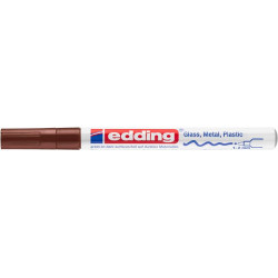 Lakkmarker, 1-2 mm, EDDING "751", barna