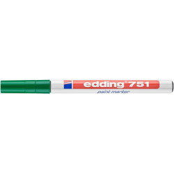 Lakkmarker, 1-2 mm, EDDING "751", zöld Lakkmarker, 1-2 mm, EDDING "751", zöld
