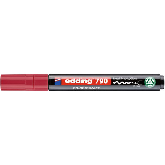 Lakkmarker, 2-3 mm, PCR, EDDING "790", rózsaszín