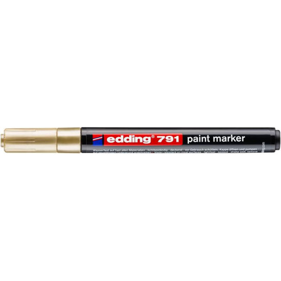 Lakkmarker, 1-2 mm, EDDING "791", arany