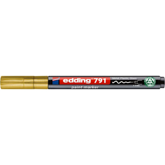 Lakkmarker, 1-2 mm, PCR, EDDING "791 PCR", arany
