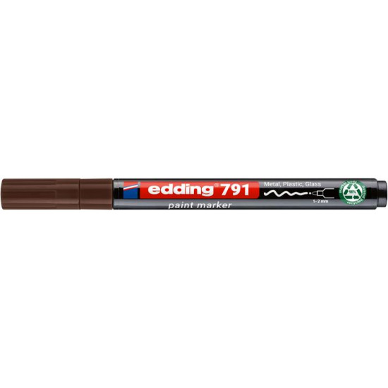 Lakkmarker, 1-2 mm, PCR, EDDING "791", barna