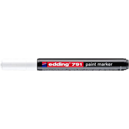 Lakkmarker, 1-2 mm, EDDING "791", fehér