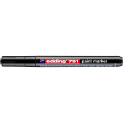 Lakkmarker, 1-2 mm, EDDING "791", fekete Lakkmarker, 1-2 mm, EDDING "791", fekete