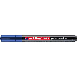 Lakkmarker, 1-2 mm, EDDING "791", kék Lakkmarker, 1-2 mm, EDDING "791", kék