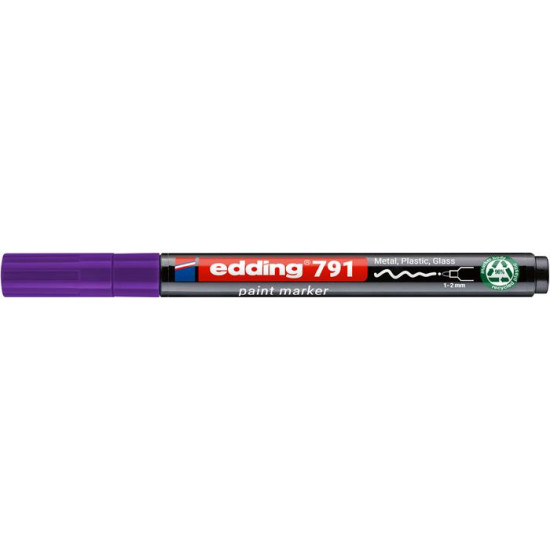 Lakkmarker, 1-2 mm, PCR, EDDING "791", lila