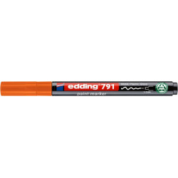 Lakkmarker, 1-2 mm, PCR, EDDING "791", narancs
