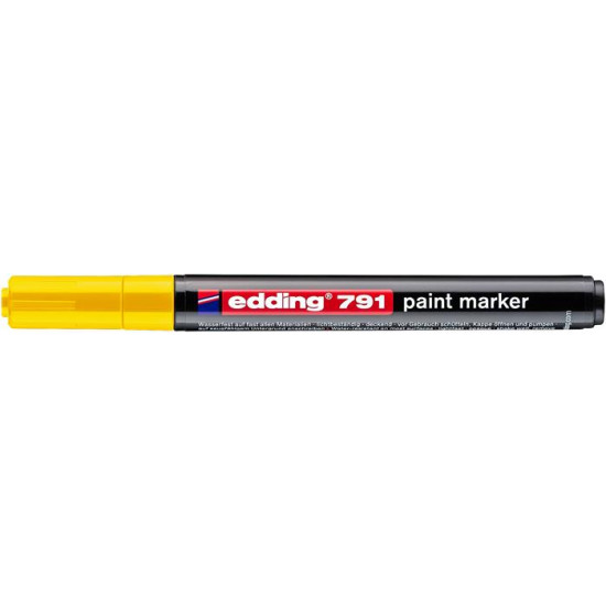 Lakkmarker, 1-2 mm, PCR, EDDING "791 PCR", sárga