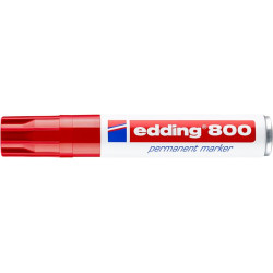 Alkoholos marker, 4-12 mm, vágott, EDDING "800", piros Alkoholos marker, 4-12 mm, vágott, EDDING "800", piros