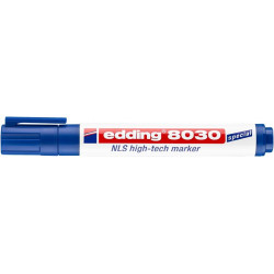 Alkoholos marker, 1,5-3 mm, kúpos, EDDING "8030 NLS", kék