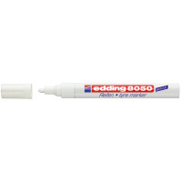 Gumijelölő marker, 2-4 mm, kúpos, EDDING "8050", fehér Gumijelölő marker, 2-4 mm, kúpos, EDDING "8050", fehér