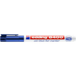 Alkoholos marker, CD/DVD, 0,5-1 mm, EDDING "8400", kék