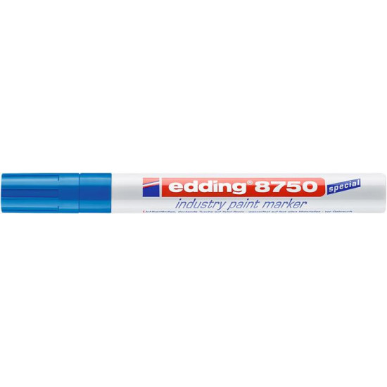 Lakkmarker, 2-4 mm, EDDING, "8750", kék