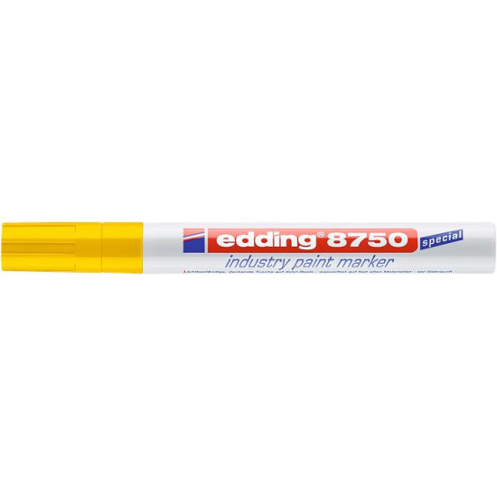 Lakkmarker, 2-4 mm, EDDING, "8750", sárga