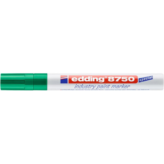 Lakkmarker, 2-4 mm, EDDING, "8750", zöld