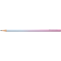 Grafitceruza, B, háromszögletű, FABER-CASTELL "Flow", rózsa-égkék
