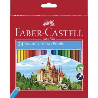 Színes ceruza készlet, hatszögletű, FABER-CASTELL "Classic", 24 különböző szín Színes ceruza készlet, hatszögletű, FABER-CASTELL "Classic", 24 különböző szín