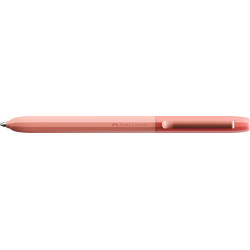 Golyóstoll, 1 mm, XB, rotációs, narancsvörös tolltest, FABER-CASTELL "Avori", kék