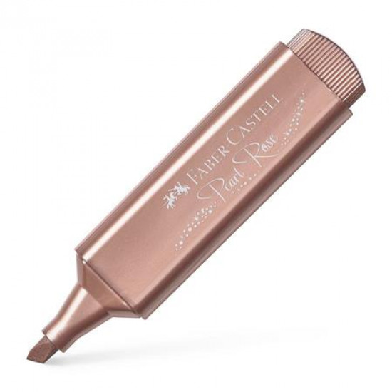 Szövegkiemelő, 1-5 mm, FABER-CASTELL "TL 46", metál rózsaszín