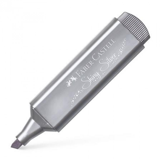 Szövegkiemelő, 1-5 mm, FABER-CASTELL "TL 46", metál ezüst