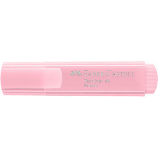 Szövegkiemelő, 1-5 mm, FABER-CASTELL "1546 Pastel", pasztell rózsaszín