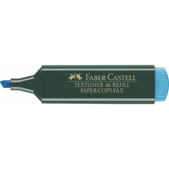 Szövegkiemelő, 1-5 mm, FABER-CASTELL, "Textliner 48", kék