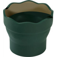 Ecsettál, műanyag, FABER-CASTELL "Click&Go", zöld Ecsettál, műanyag, FABER-CASTELL "Click&Go", zöld