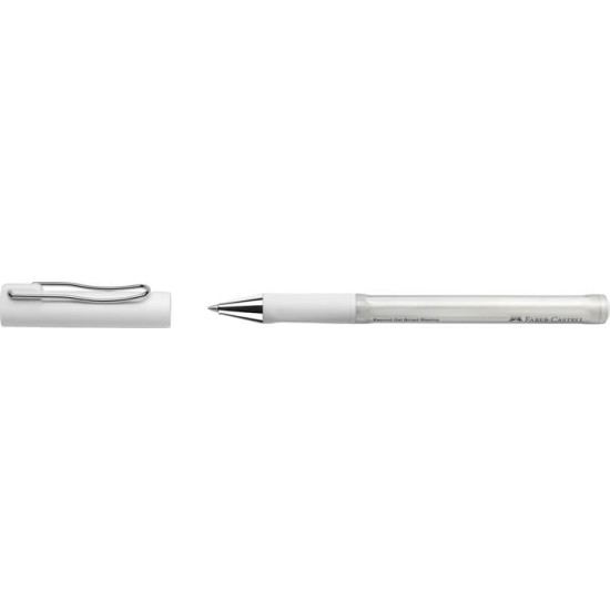 Zseléstoll, 0,6 mm, kupakos, FABER-CASTELL "Beyond Gel Board", fehér Zseléstoll, 0,6 mm, kupakos, FABER-CASTELL "Beyond Gel Board", fehér