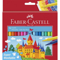 Filctoll készlet, FABER-CASTELL, 36 különböző szín "Castle" Filctoll készlet, FABER-CASTELL, 36 különböző szín "Castle"