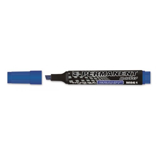 Alkoholos marker, 1-5 mm, vágott, GRANIT "M861", kék