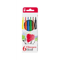 Filctoll készlet, 1 mm, ICO "Süni 300", 6 különböző szín Filctoll készlet, 1 mm, ICO "Süni 300", 6 különböző szín