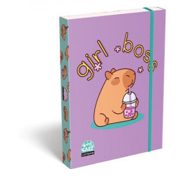 Füzetbox, A5, ICO, "Lizzysuli", Lollipop Capybara, zöld Füzetbox, A5, ICO, "Lizzysuli", Lollipop Capybara, zöld