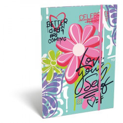 Gumis mappa, karton, A4, ICO, "Lizzysuli", Cornell Love
